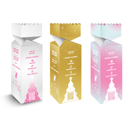 Limited Edition Hunny Simply Christmas Crackers – 3 Lip Balm Gift Set
