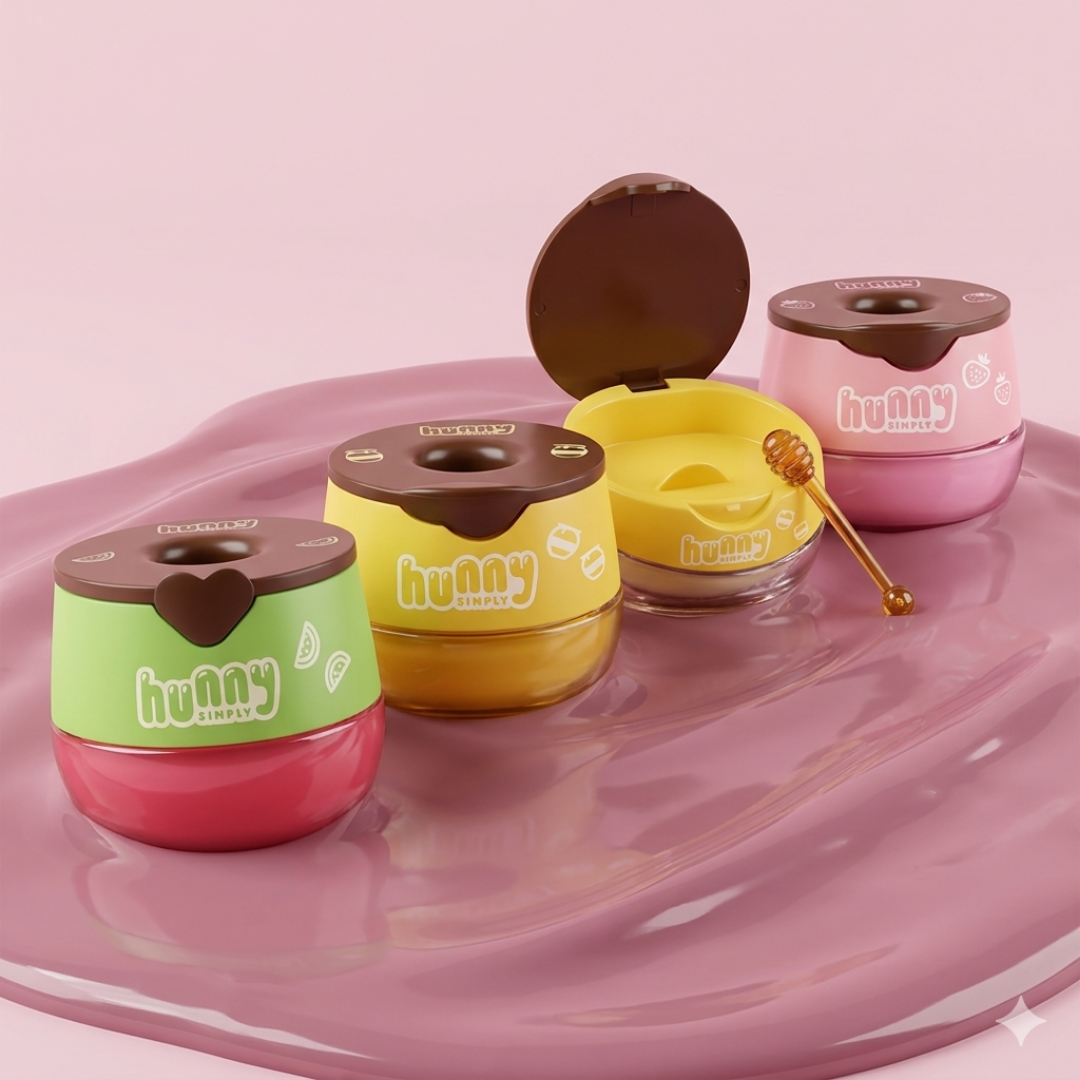 Hunny Simply Honey Lip Balm with Hunny Dipper Applicator