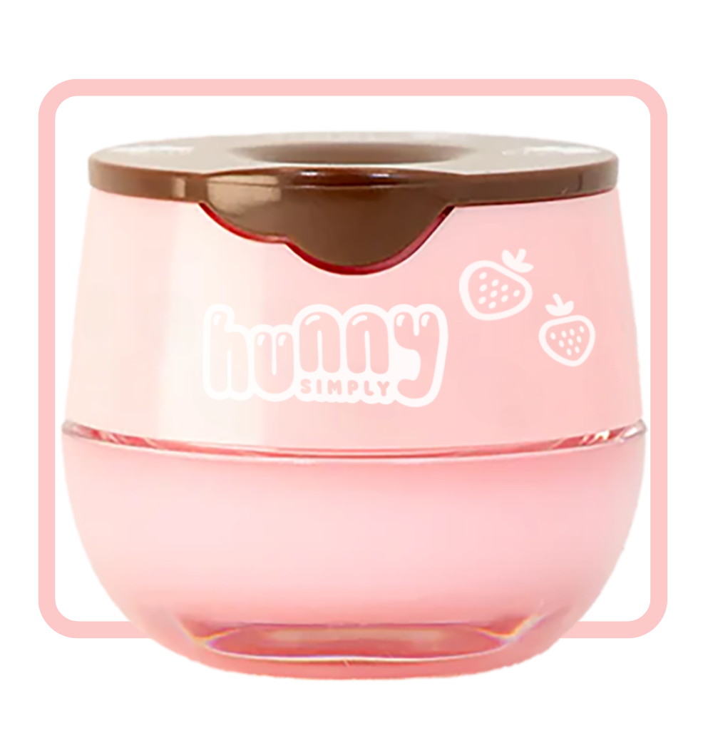Hunny Simply Strawberry Lip Balm with Hunny Dipper Applicator
