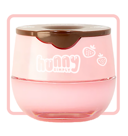 Hunny Simply Strawberry Lip Balm with Hunny Dipper Applicator