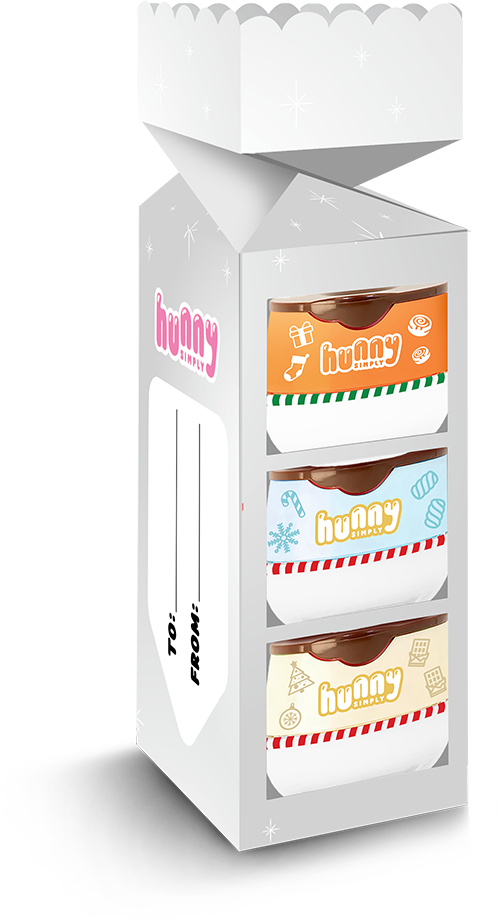Limited Edition Hunny Simply Christmas Crackers – 3 Lip Balm Gift Set